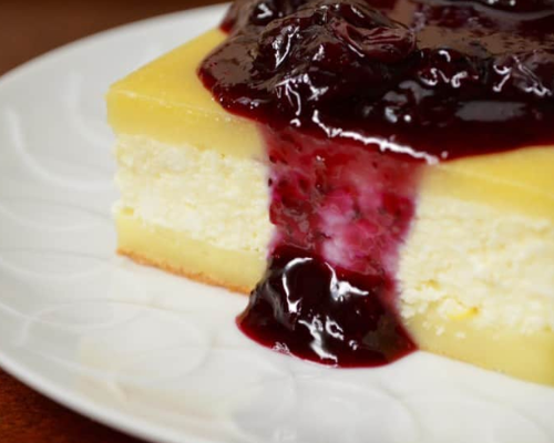 Lower-Histamine Cheesecake Blintz Casserole