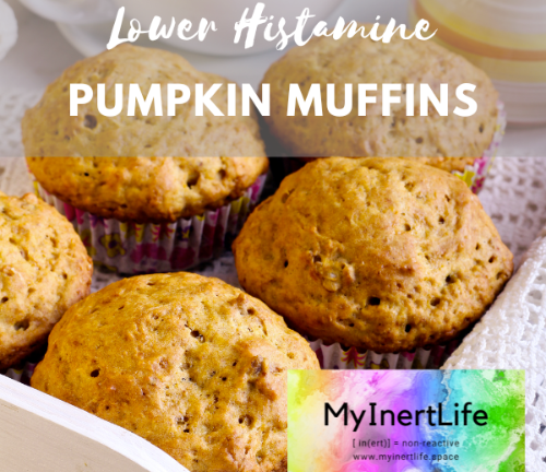 lower histamine pumpkin muffins