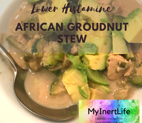 lower histamine African groundnut stew