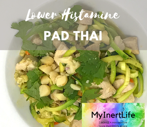 lower histamine pad thai