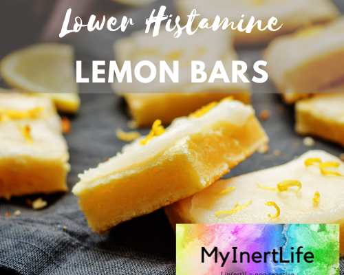 Super Tangy Lower Histamine Lemon Bars