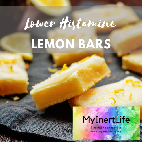 Super Tangy Lower Histamine Lemon Bars