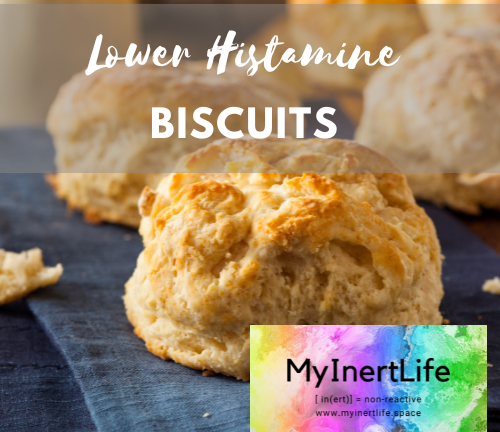 lower histamine biscuit