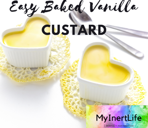 lower histamine baked custard