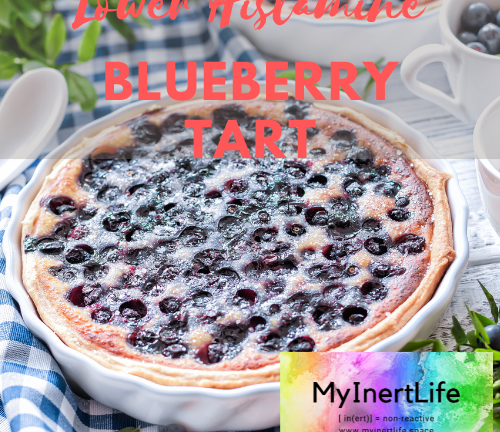 lower histamine blueberry tart