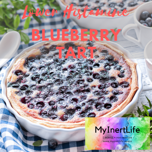 Lower Histamine Blueberry Tart