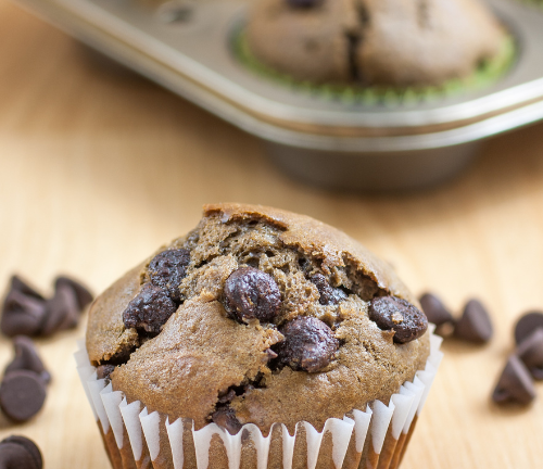 liver support chocolate chip muffin