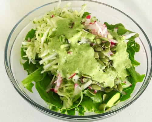 Lower Histamine Green Goddess Dressing