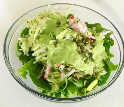 lower histamine green goddess dressing