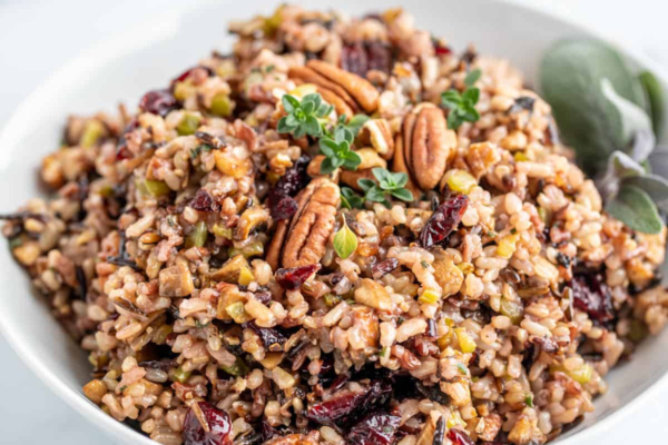 Lower Histamine Wild Rice Stuffing