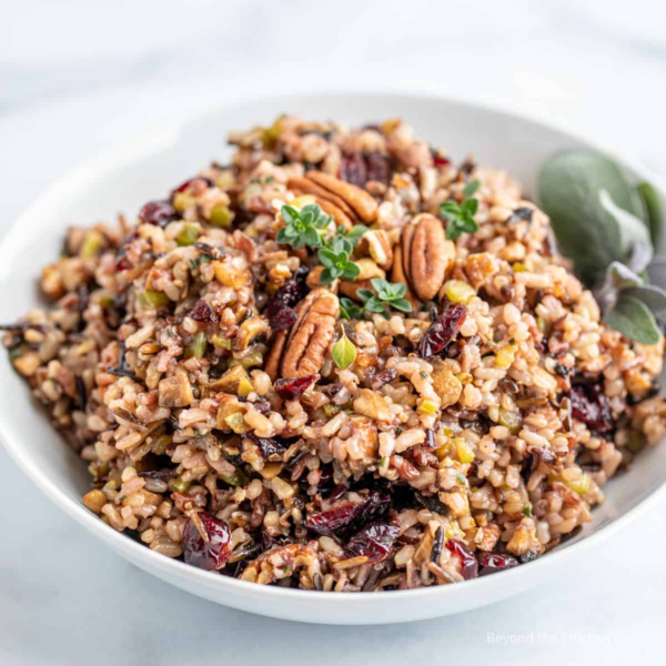 Lower Histamine Wild Rice Stuffing