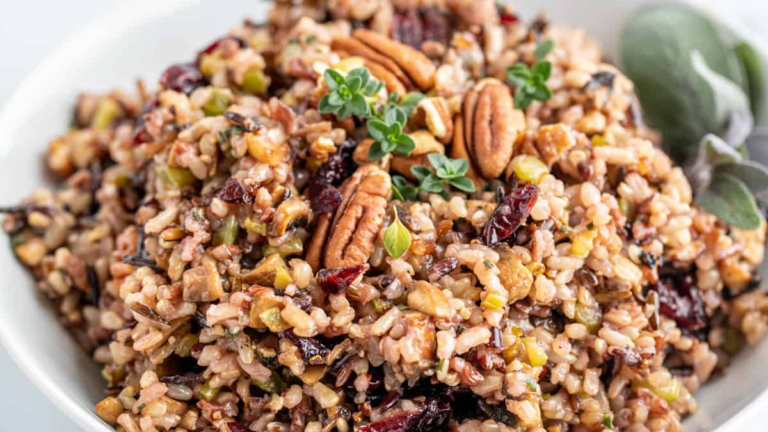 lower histamine wild rice stuffing