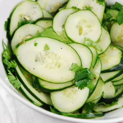 Dehydrated Cucumber Salad for Backpacking