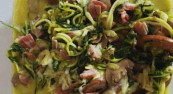 Lower Histamine Zucchini Noodle Primavera